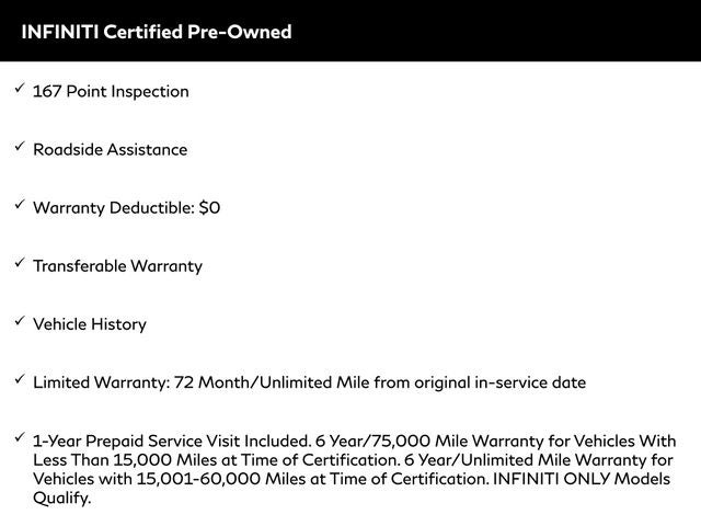 2024 INFINITI QX80 Sensory