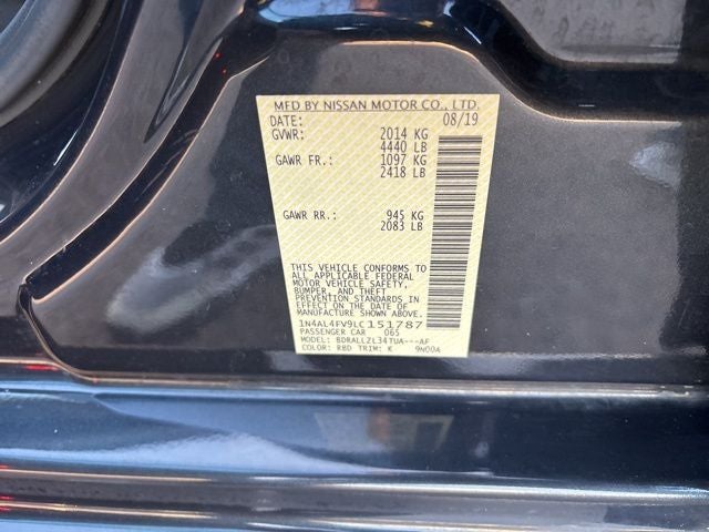 2020 Nissan Altima 2.0 Platinum