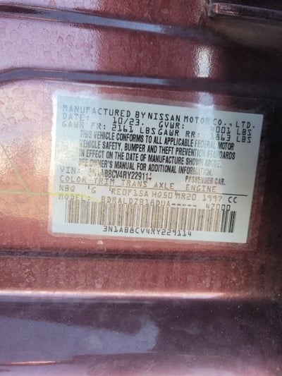 2024 Nissan Sentra SV