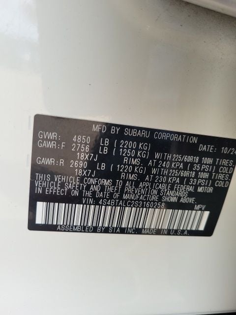 2025 Subaru Outback Onyx Edition