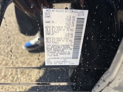 2024 Nissan Pathfinder Rock Creek