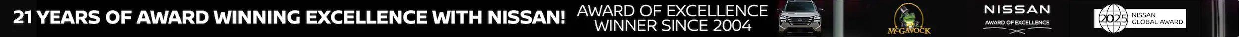 21 Years of Award Winning Exellence with Nissan | Winner since 2004 | McGavock Nissan Lubbock