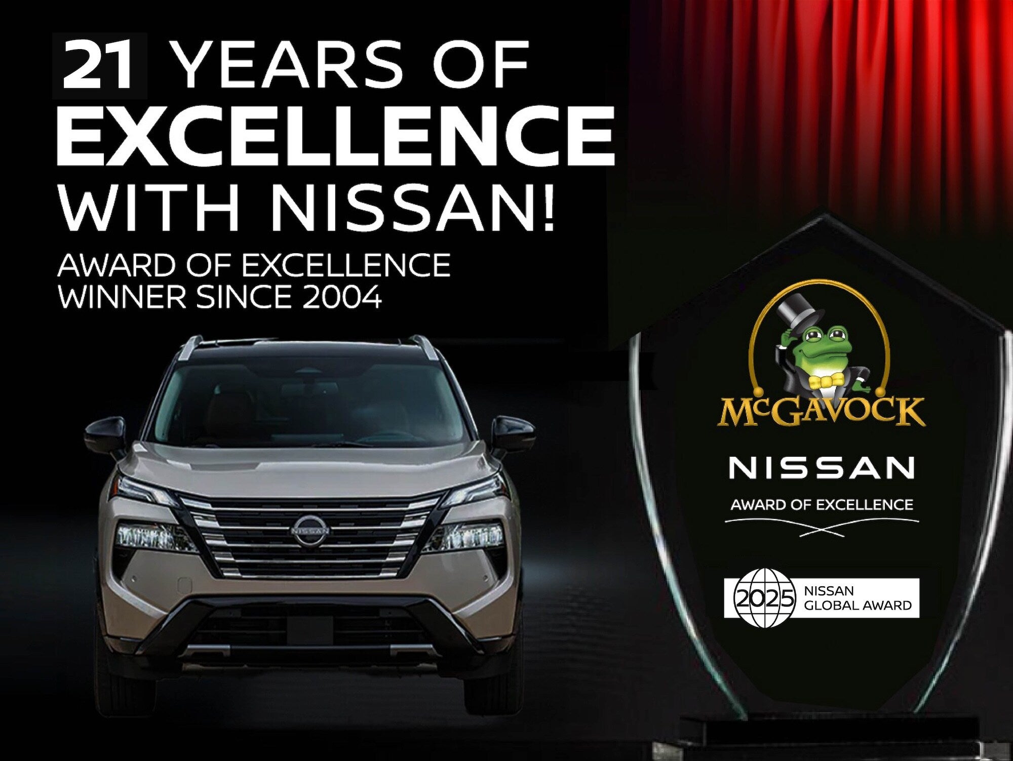 21 Years of Award Winning Exellence with Nissan | Winner since 2004 | McGavock Nissan Lubbock