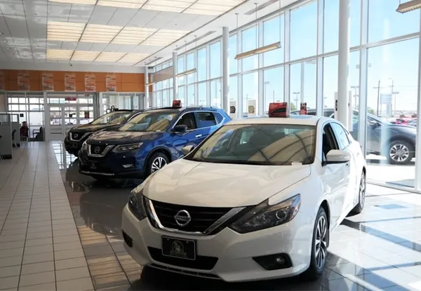 McGavock Nissan Lubbock showroom